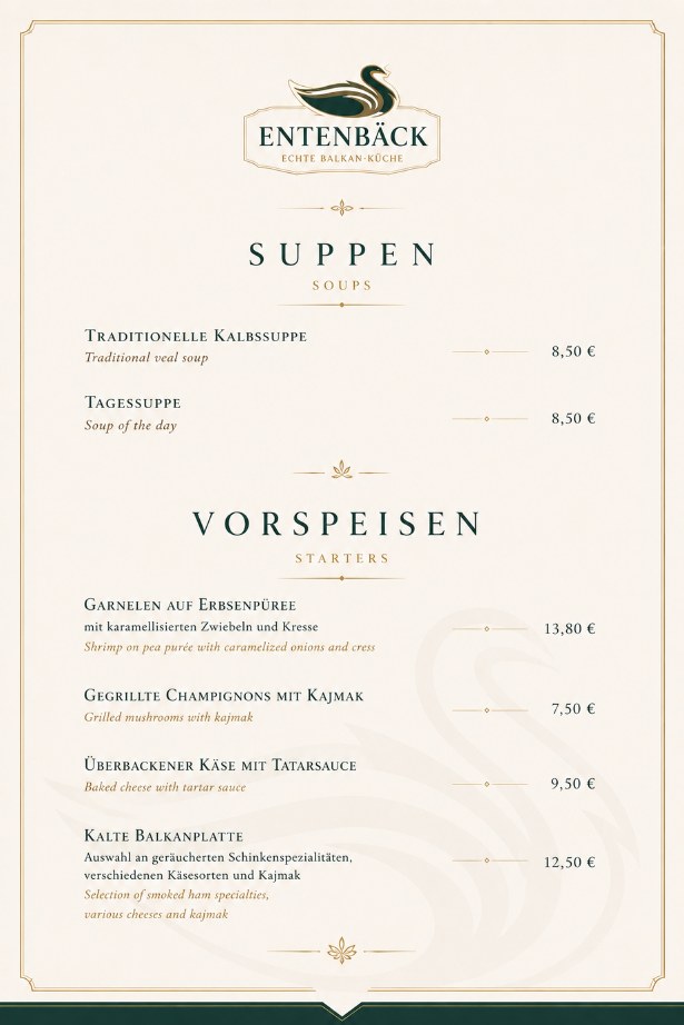 Speisekarte Seite 3