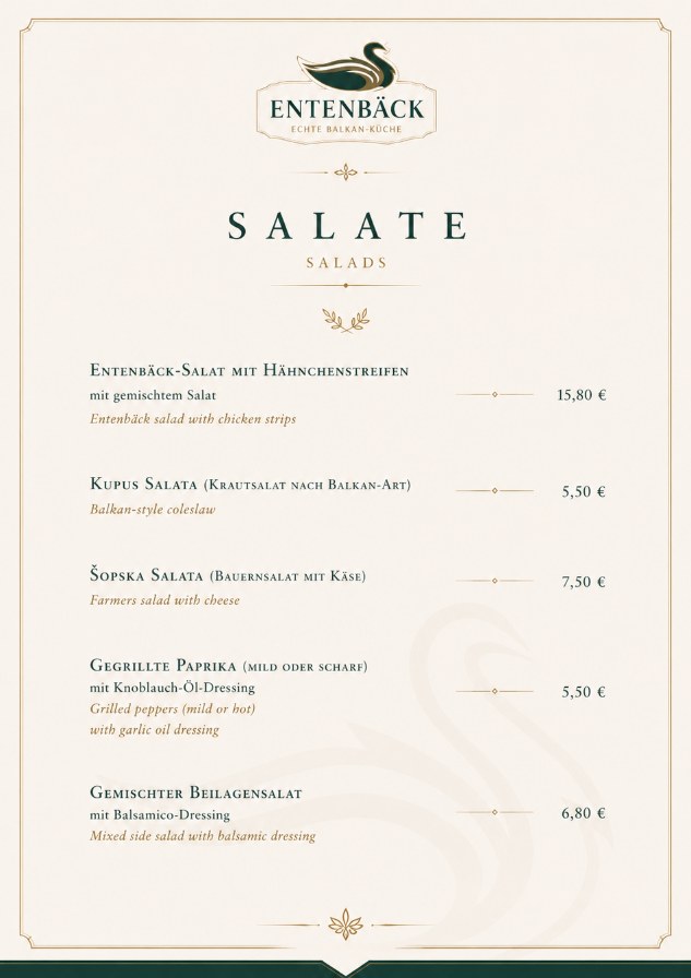 Speisekarte Seite 4